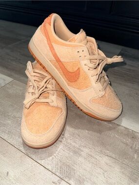 Nike Dunk Low Burnt Sunrise Suede Women’s 12.5 Men’s 11 New No Box